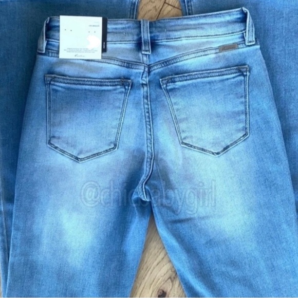 KanCan Mid Rise Button Fly Bootcut Flare Light Wash Jeans Women’s Sizes NWT - Picture 13 of 14